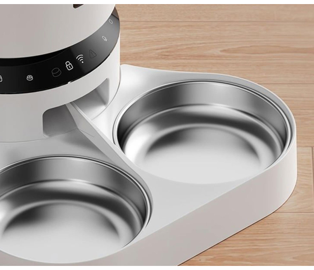 Petlibro DOZOWNIK KARMY GRANARY Z PODWÓJNĄ MISKĄ, WIFI, 5L(BIAŁY) - 1515033 - zdjęcie 5